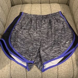 Nike Black/ Grey Tempo Running Shorts Dri-Fit